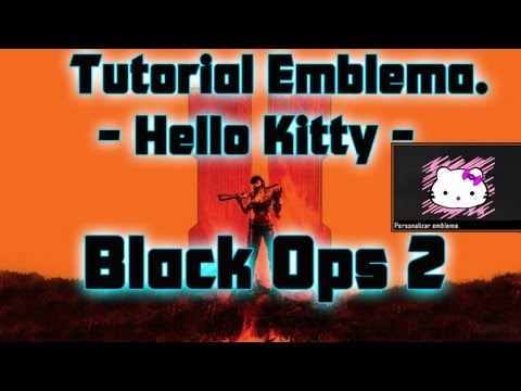 Black Ops 2 - Tutorial Emblema - Hello Kitty SpeedArt - By XriiSeek