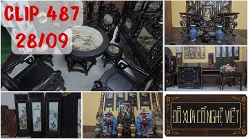 Chào bán lô ĐỒ CỔ XƯA, ĐỒ XƯA CŨ sưu tầm, Bàn trà, Bàn nghi thờ, Đồ gốm, Đồ đồng 28/09 #congheviet