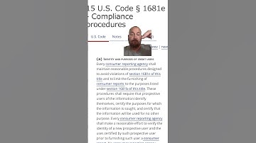 15 USC 1681 e compliance procedures