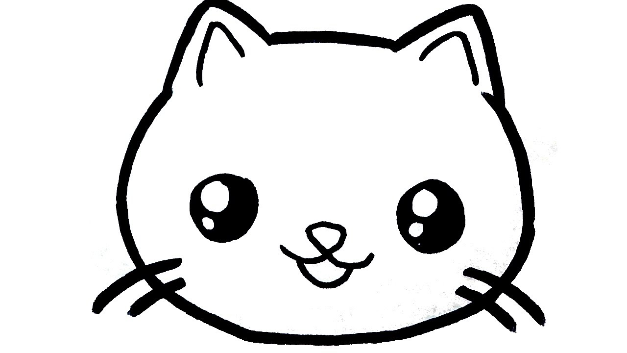 Como Dibujar Una Gato Kawai Paso A Paso Youtube