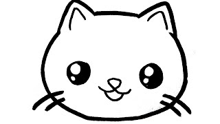 How to draw a kawaii cat step by step