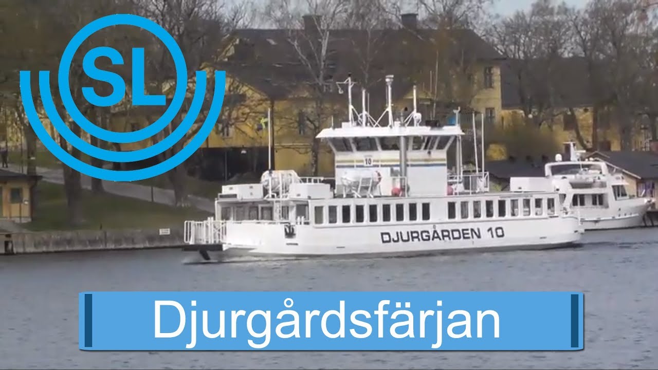Djurgårdsfärjan - SLs Pendelbåt linje 82 i Stockholm, Sverige - YouTube