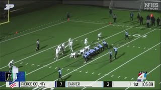 Varsity 4 Playoffs: Carver 44 Pierce County 7