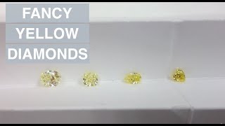 Fancy Yellow Diamonds - Quick Review Of Color Intensities