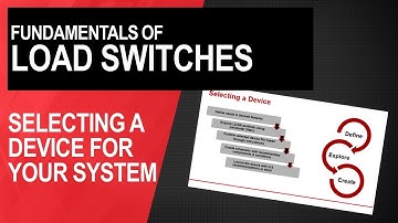 Selecting a load switch for your system