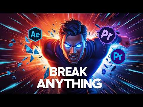 1 Click Break Shatter Anything in After Effects and Premiere Pro