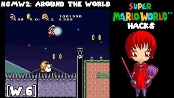 SMW Hack: NSMW2: Around the World - World 6