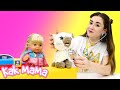 Беби Бон Эмили завела Котёнка! Развивающие видео для детей с игрушками Baby Born - Как мама