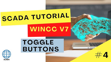 #4 - HMI / SCADA Programming WinCC V7 Tutorial: Touch push buttons in WinCC Explorer [3/3]
