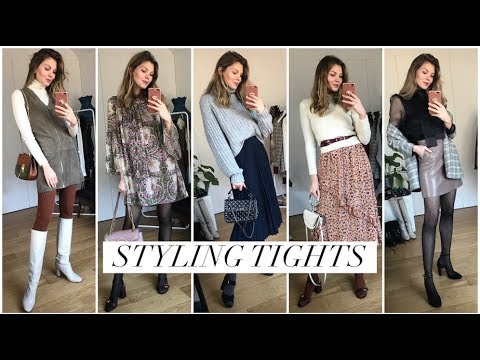 How To Style Tights  Styling Moments 