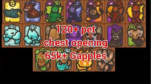 Taming.io - 65k+ Gapples Pet Chest Opening | Over 10 pets unlocked :/