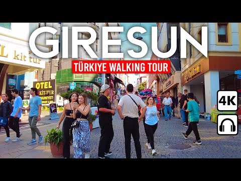 튀르키예 | GIRESUN | 도심 산책 4K