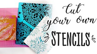 Cut your own Stencils with the ScanNCut | AD