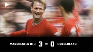 Manchester United v Sunderland | On This Day | A Scholes Double Shatters Sunderland | 2000/01