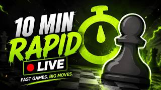 🔴 Road to 1800 Rapid LIVE | Climbing Rating Every Game 🔥 | Chess Live | 10 Min Rapid