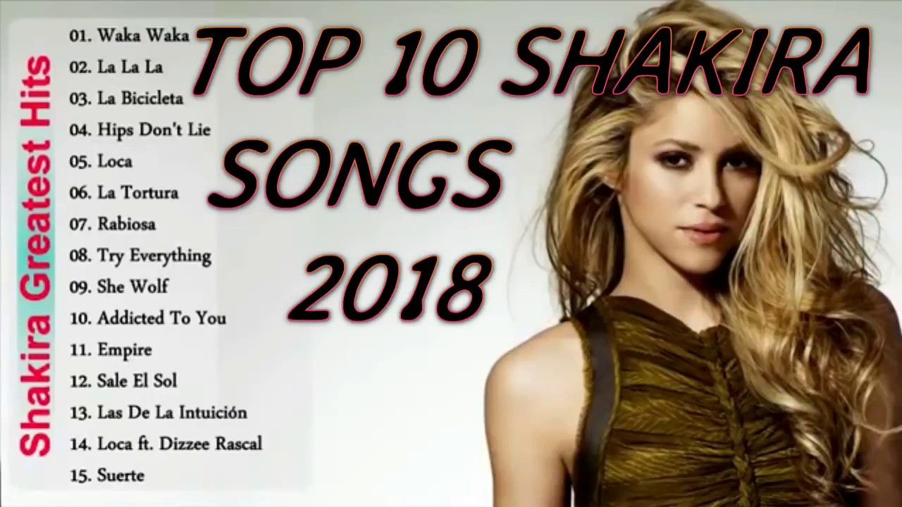 shakira top 10 songs download