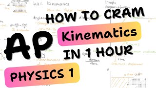 How to Cram Kinematics in 1 hour for AP Physics 1