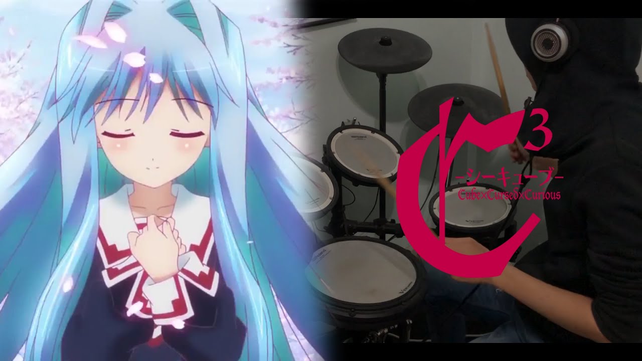 ドラム C シーキューブ Op Endless Story 叩いてみた C3魔方少女 Drum Cover Youtube