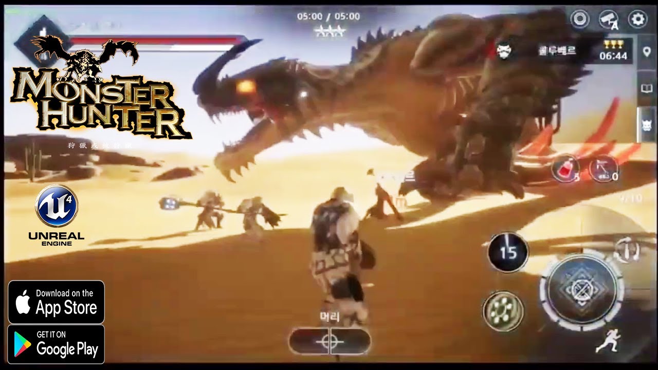 monster hunter online โหลด  2022  TOP 10 BEST AMAZING MONSTER HUNTER GAMES FOR ANDROIO IOS HIGH GRAPHICS QUALITY 2021