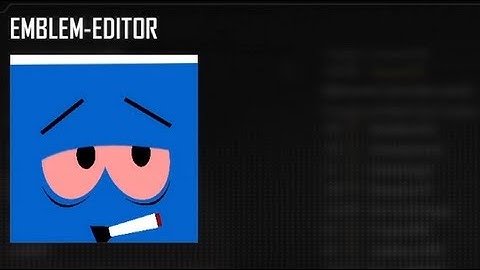 Black Ops 2 Emblem: Towelie South Park Avatar Tutorial by TheVoessel
