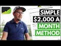 How To Consistently Make $2,000/Month Trading (template included!)