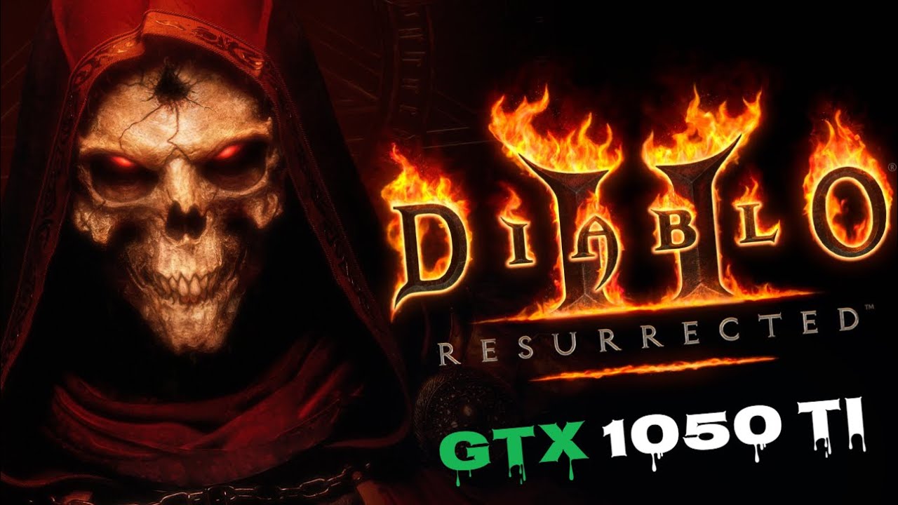 Diablo II: Resurrected на GTX 1050 Ti. Тест производительности / FPS Test Benchmark