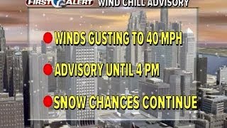 Wind Chill Advisory then snow