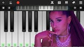 Ariana Grande 7 Rings Roblox Piano Youtube - roblox got talent play piano song name seven yearswin