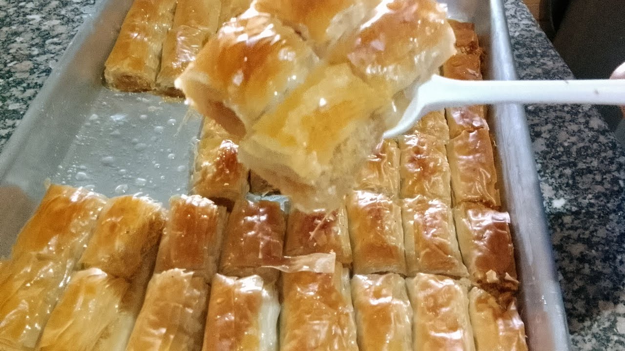 وداعاً لدهن الجلاش بالسمنة الجلاش الحلو بطريقة عبقريه فى خطوة واحدة جلاش مورق و مقرمش و طعم تحفة 