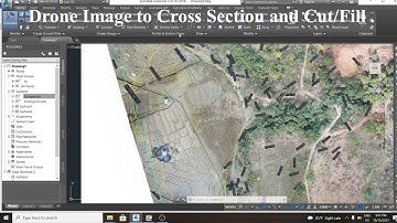 Drone Image to Cross Seciton and Cut and Fill