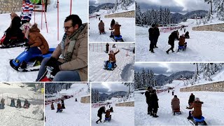 الجزء الثاني vlog : حركات جنونية مع أصحابي   snow boarding