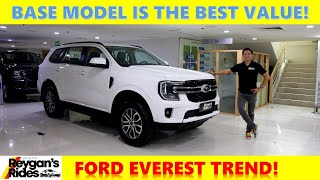 Here's Why The Base Model Ford Everest Trend Is The Best Value! [Car Feature]