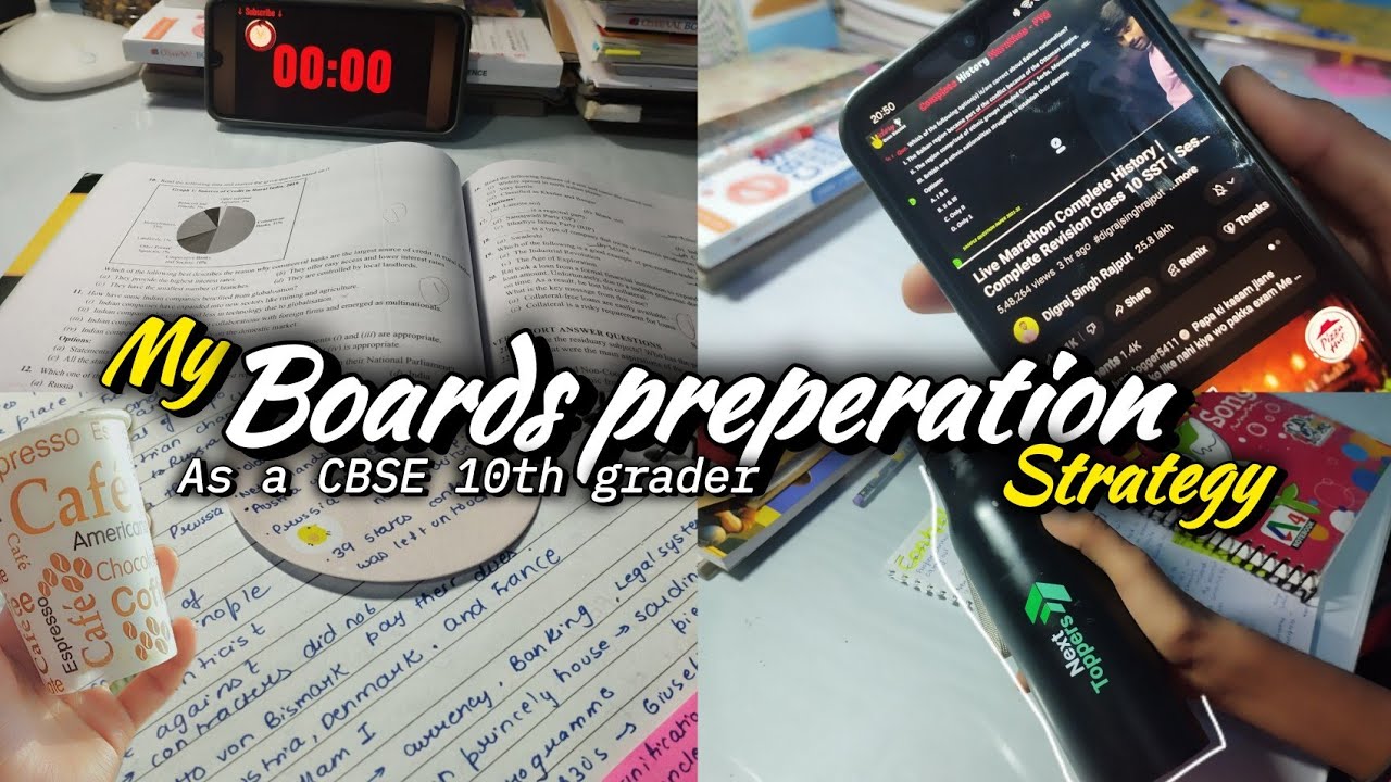 how am I preparing for boards as a CBSE 10th grader 🔥 || study vlog ...