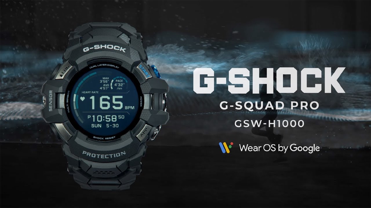 G-Shock GSW-H1000 — Wear OS & GPS for Smart Workouts