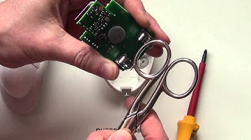 Powermax alarmsysteem PIR batterij CR123A vervangen.