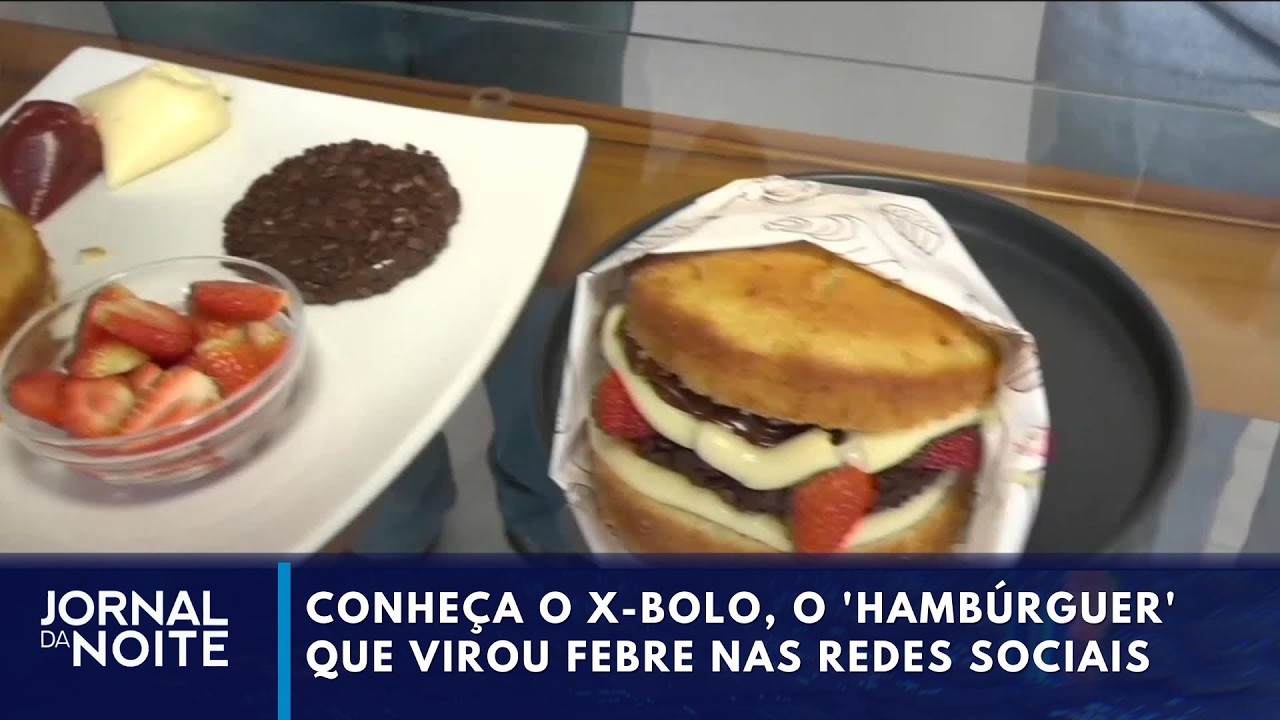 Conheça o x-bolo, o 'hambúrguer' que virou febre