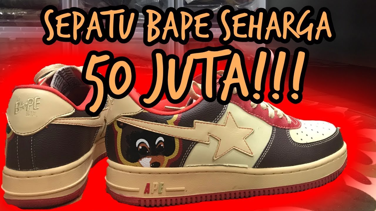 harga sepatu bape x adidas