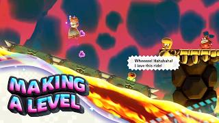 Making a Custom Mario Wonder Level - Sizzlin Shoomp Chute