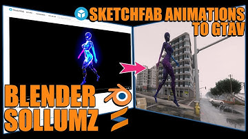 Converting Sketchfab Animations to GTA Animations  [Codewalker/Blender/Sollumz/FiveM]
