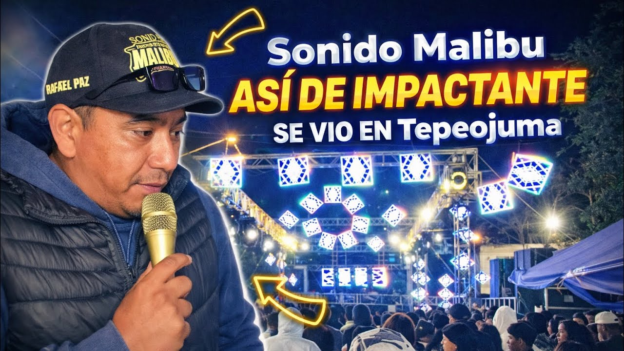🤡NO VAS A CREER el ambiente con Sonido Malibu en Tepeojuma 🔥 Cumbias Estreno 2026 #cumbia
