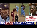 India vs west indies 2006 icc highlights dhoni on century 51 most shocking batting by dhoni 