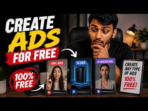 Thumbnail of the YouTube video "Create Unlimited AI UGC Ads FREE with TikTok Symphony" by Softwareforcreators