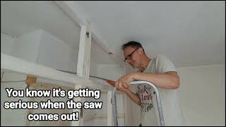 Big built-in wardrobe DIY demolition ||| Part 2 of 2