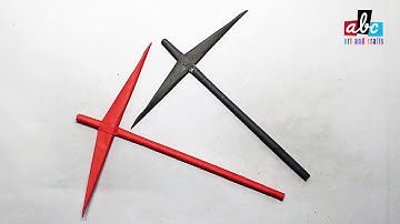 How to make origami paper Pick axe?