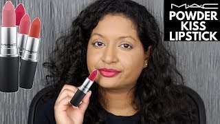 MAC Powder Kiss Lipstick Review