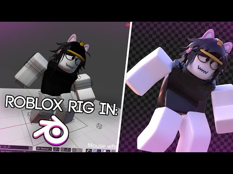 HOW TO MAKE ROBLOX GFX  (BLENDER 2.8 / PAINT RIG) - 2022 