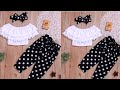 Baby Top and plazo Cutting and sitting/3-4 year old baby dress cutting and stitching