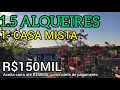 1.5 ALQUEIRES+CASA MISTA R$150MIL! COM BOA NEGOCIAÇÃO! 📲43999344941✔️ @Chueire imóveis