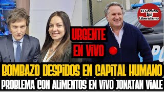 URGENTE, DESPIDOS EN CAPITAL HUMANO | JONATAN VIALE EN VIVO