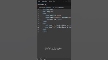 BDO Tag using the HTML🚀 || sohitmishradev || Full Stack Developer || Coding || Web Developer